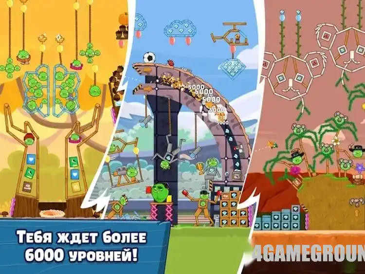 Angry Birds Friends: прохождение множества уровней и набор очков