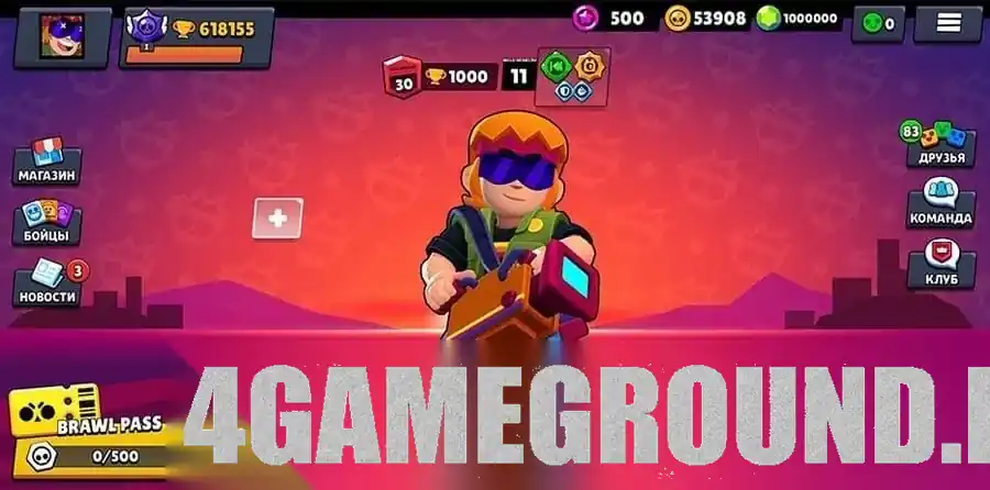 Выбор бойцов и развитие персонажей