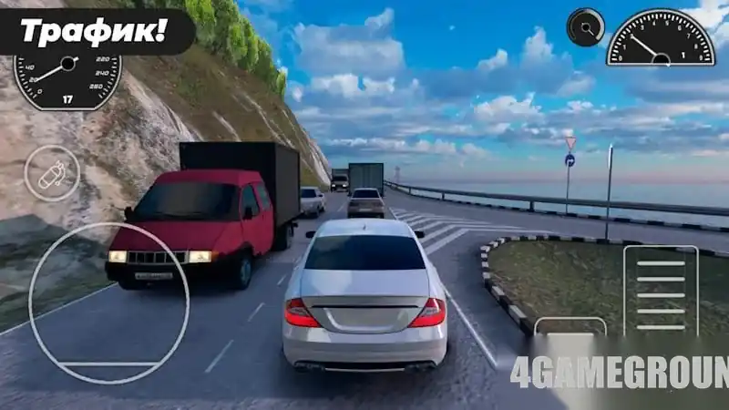 Геймплей Caucasus Parking: поиск места для парковки