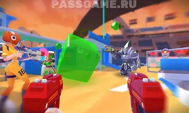 FRAG Pro Shooter: пример геймплея и интерфейса