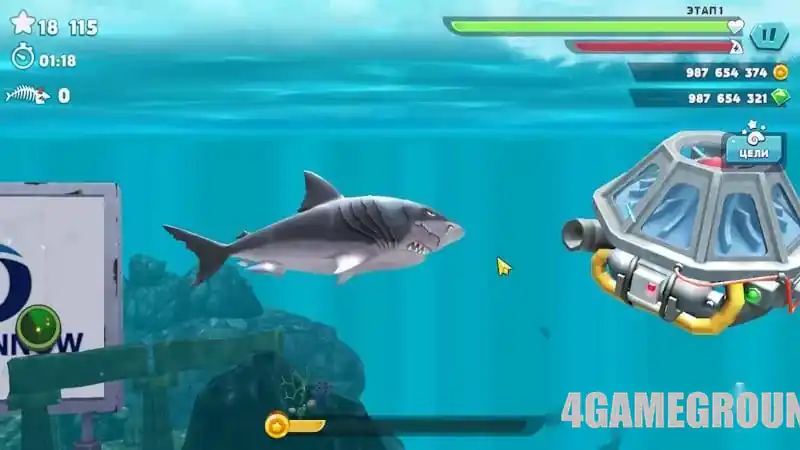 Hungry Shark Evolution — подводный мир и визуальная часть