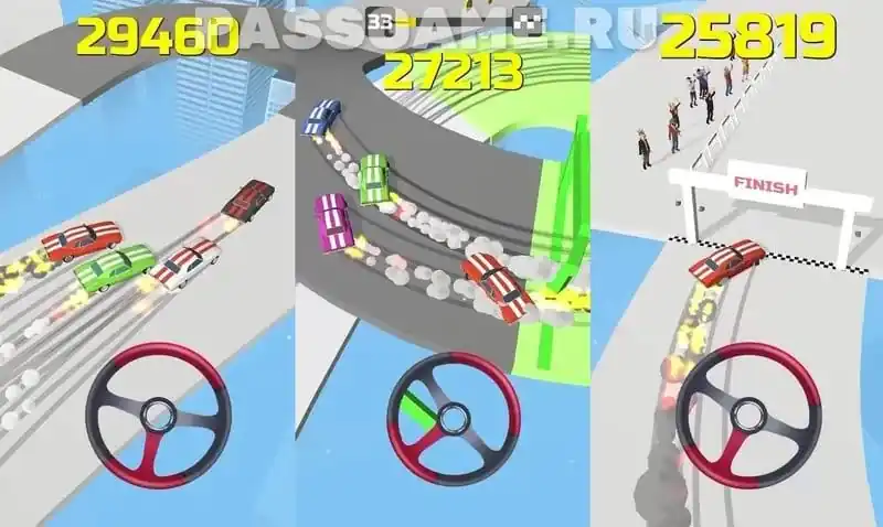 Hyper Drift — дрифт-зоны, трюки и набор очков в гонке