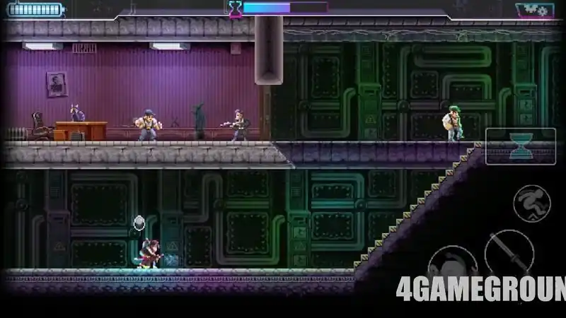 Katana ZERO: динамичный бой и платформинг на уровне
