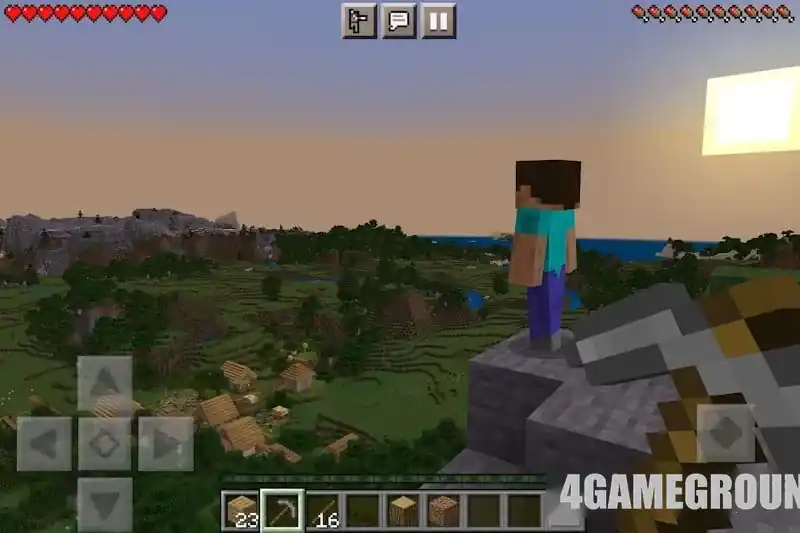 Мобильный Minecraft: выживание и строительство в блочном мире