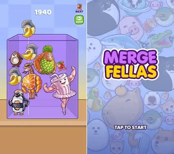 Merge Fellas — встряхивания и дополнительные возможности в раунде