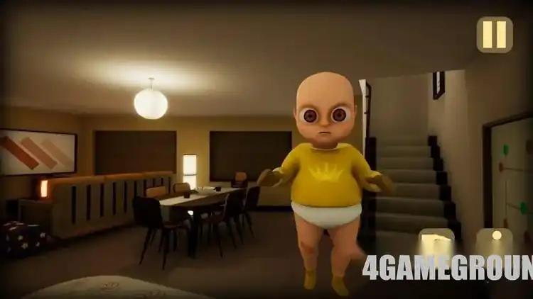 Геймплей The Baby In Yellow: уход за малышом и странности