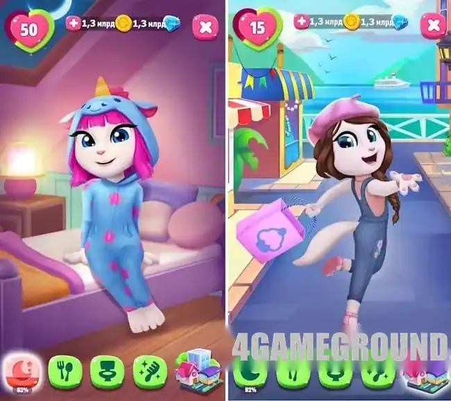 Особенности My Talking Angela 2: новые предметы и прокачка
