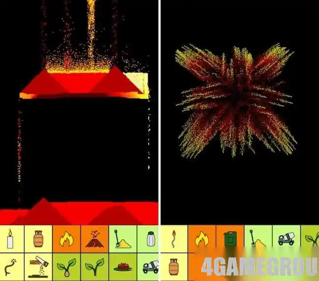 Геймплей Песочницы: построения и эксперименты с веществами