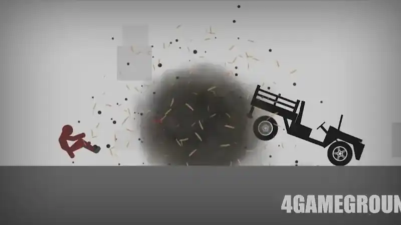 Скриншот Stickman Dismounting: авария и ловушки на уровне