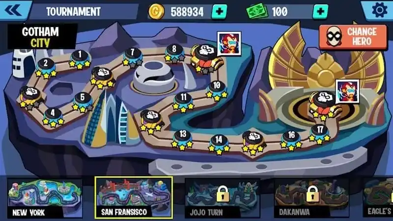 Комбо и способности героев Stickman Heroes: Battle of God