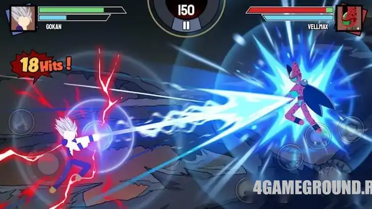 Режимы Stickman Warriors: динамичные бои и PvP