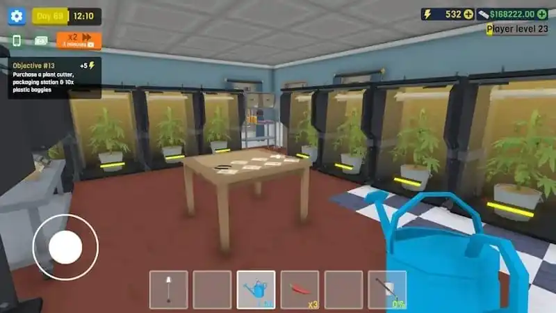 Скриншот геймплея: развитие фермы и бизнес-симуляция