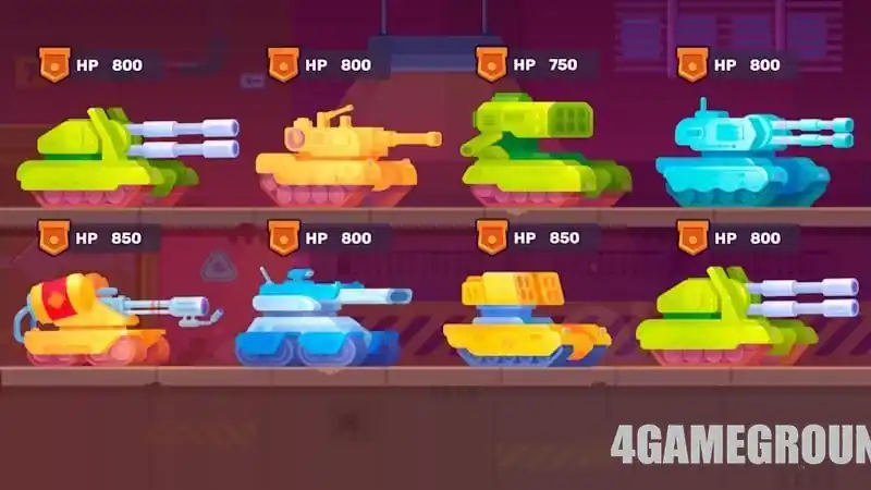 Все танки в Tank Stars: выбор техники и апгрейды