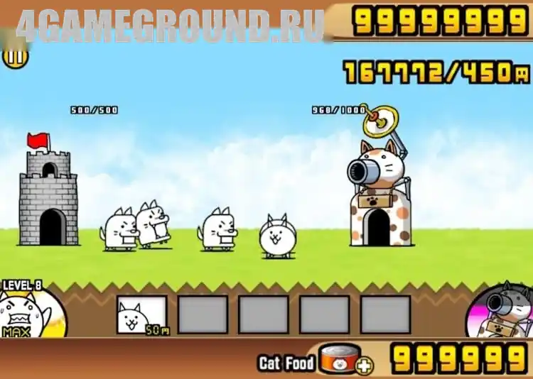 The Battle Cats: мод-скрин с ресурсами и возможностями