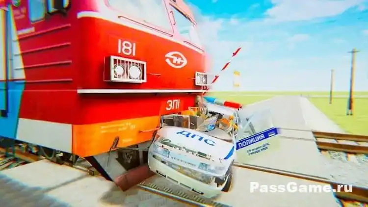 Геймплей ВАЗ Краш Тест Симулятор 2: свободные заезды и столкновения