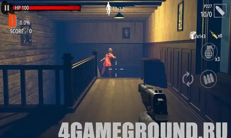 Zombie Hunter D-Day — элементы управления и игровые фишки