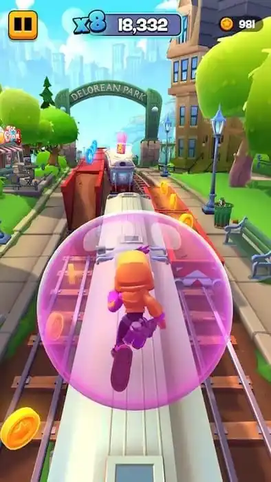 Прохождение сложного участка в Subway Surfers City