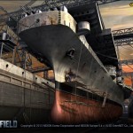 Navyfield - ремонт корабля в сухом доке