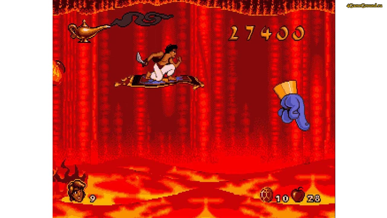 Disney's Aladdin Sega играть бесплатно