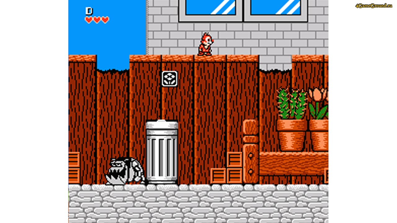 Chip 'n Dale Rescue Rangers NES прохождение в браузере