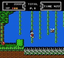 Скрудж Макдак прыгает на трости Duck Tales Dendy