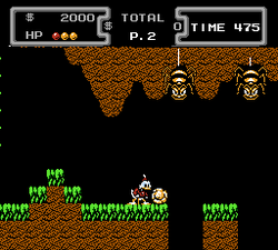 Карта выбора уровней Duck Tales