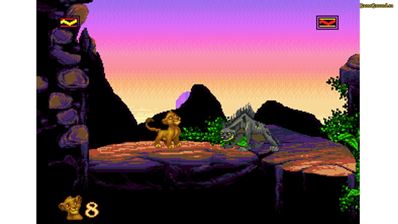 The Lion King Sega сложный уровень с обезьянами