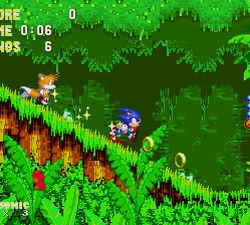Геймплей Sonic 2 Sega