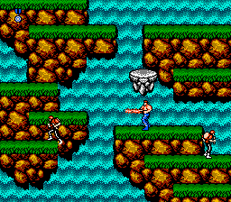 Уровень Водопад в Контре